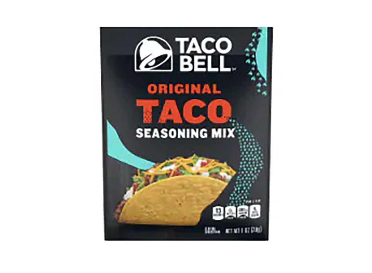 packet of taco bell taco seasoning