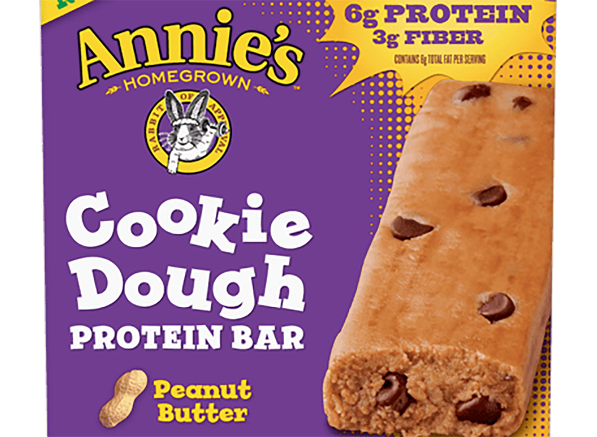 Annie's cookie dough protein bar