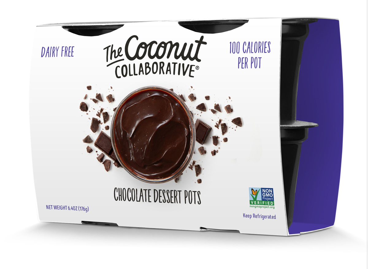 Coconut collaborative chocolate pudding