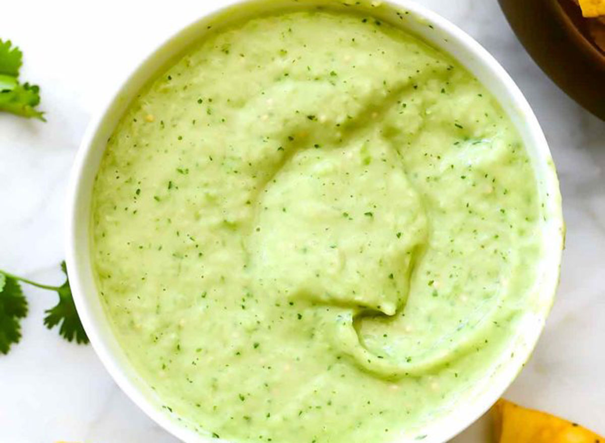 avocado salsa verde