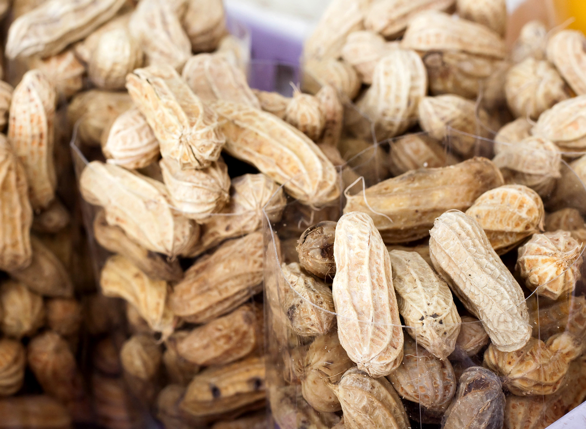 Bags boiled peanuts