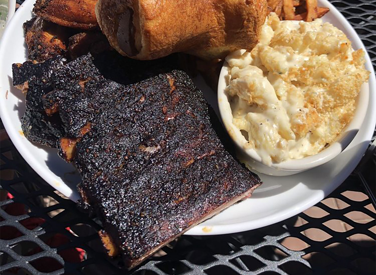 ribs and mac and cheese from salt and smoke in missouri