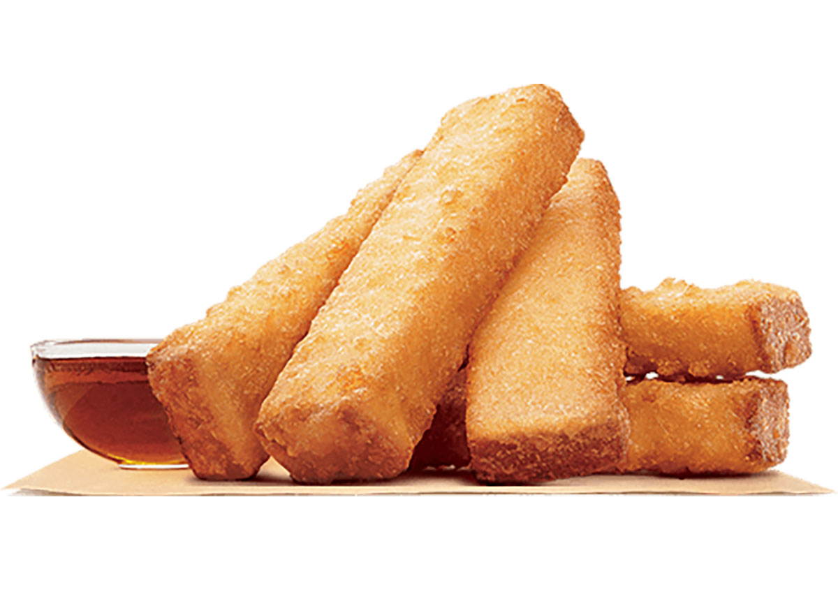 burger king french toast sticks with syrup dip