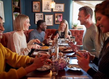 busy restaurant