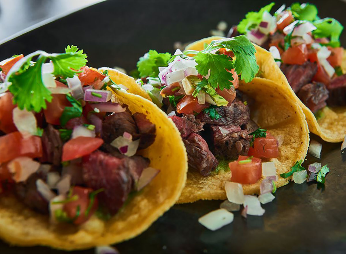 carne asada tacos