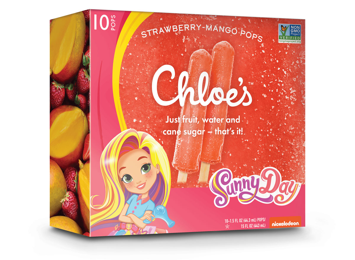 Chloes strawberry mango pops