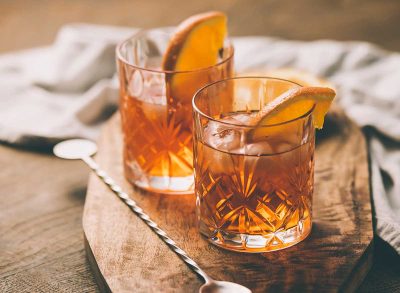 cocktails with orange