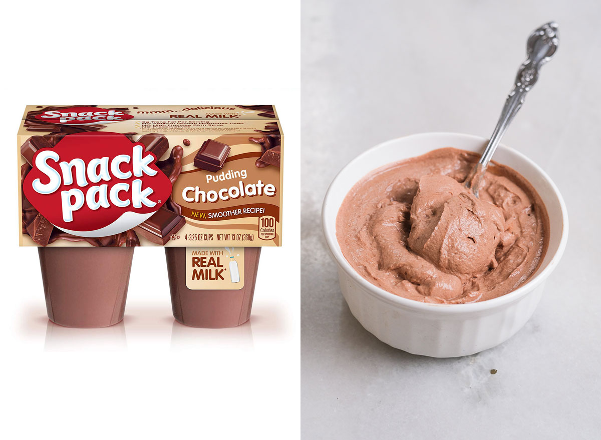 copycat snack pack chocolate pudding cup
