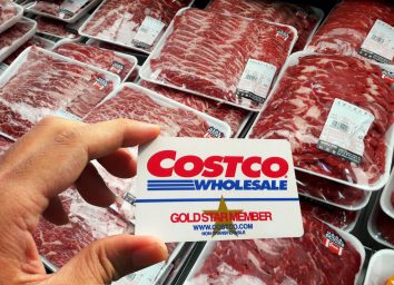 raw meat at costco with membership card