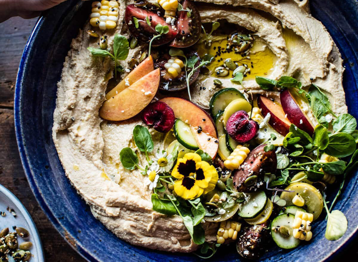 farmers market hummus