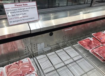 Grocery store meat limit