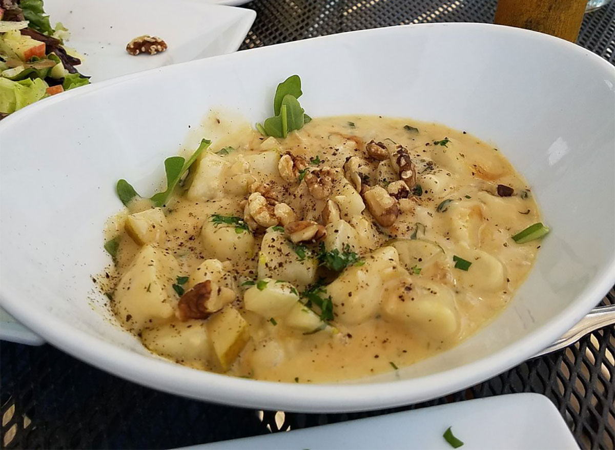gnocchi from oyster thistle restaurant