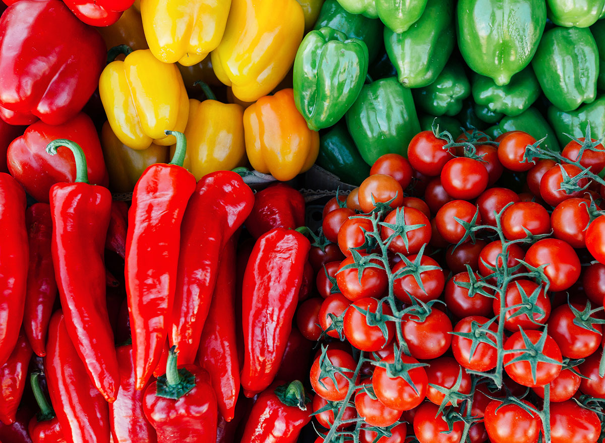 peppers and tomatoes