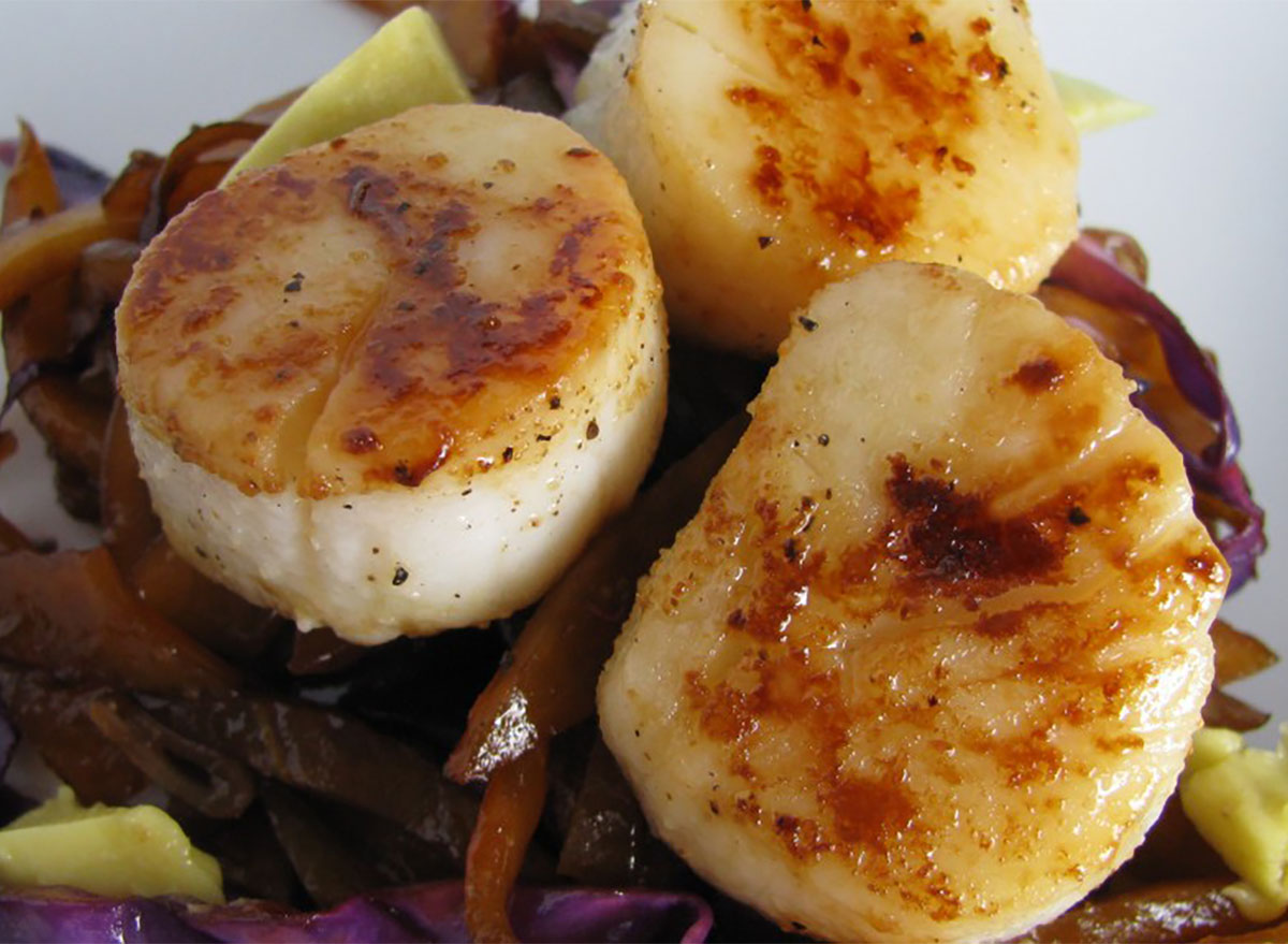 scallops seared