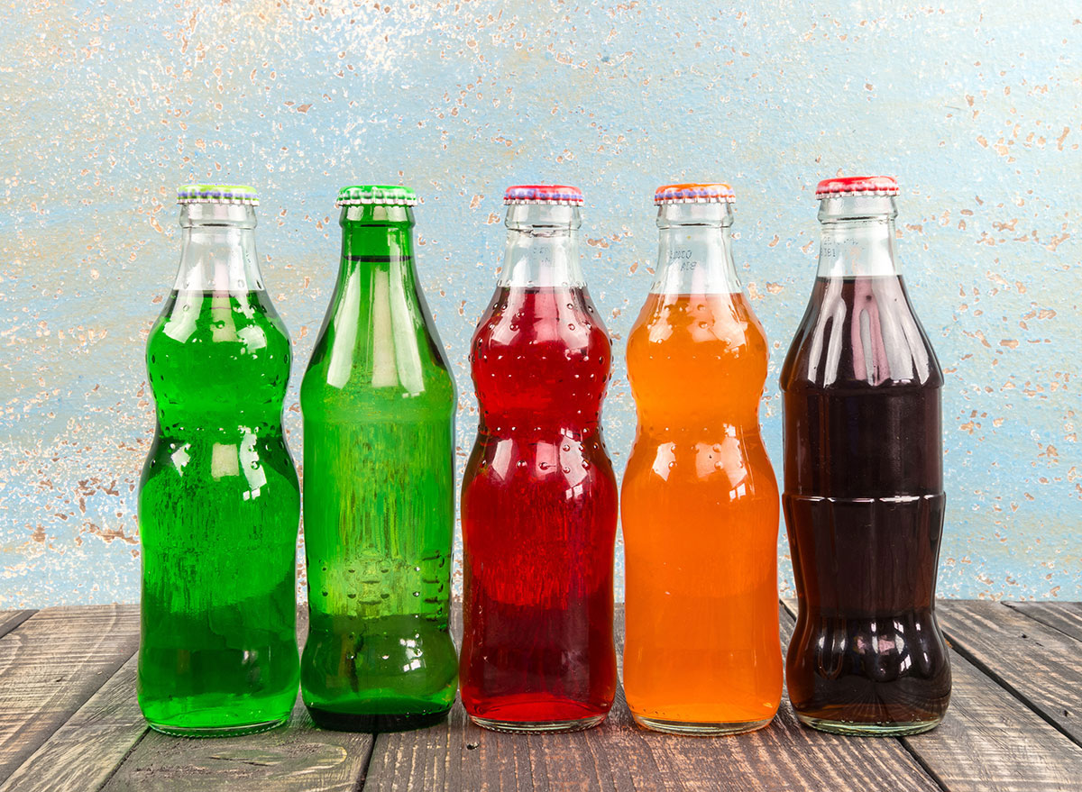 soda bottles