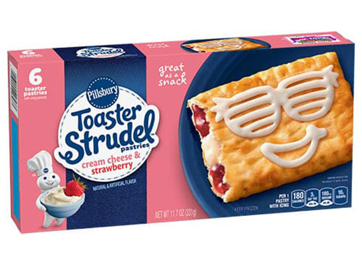 toaster strudel strawberry cream cheese