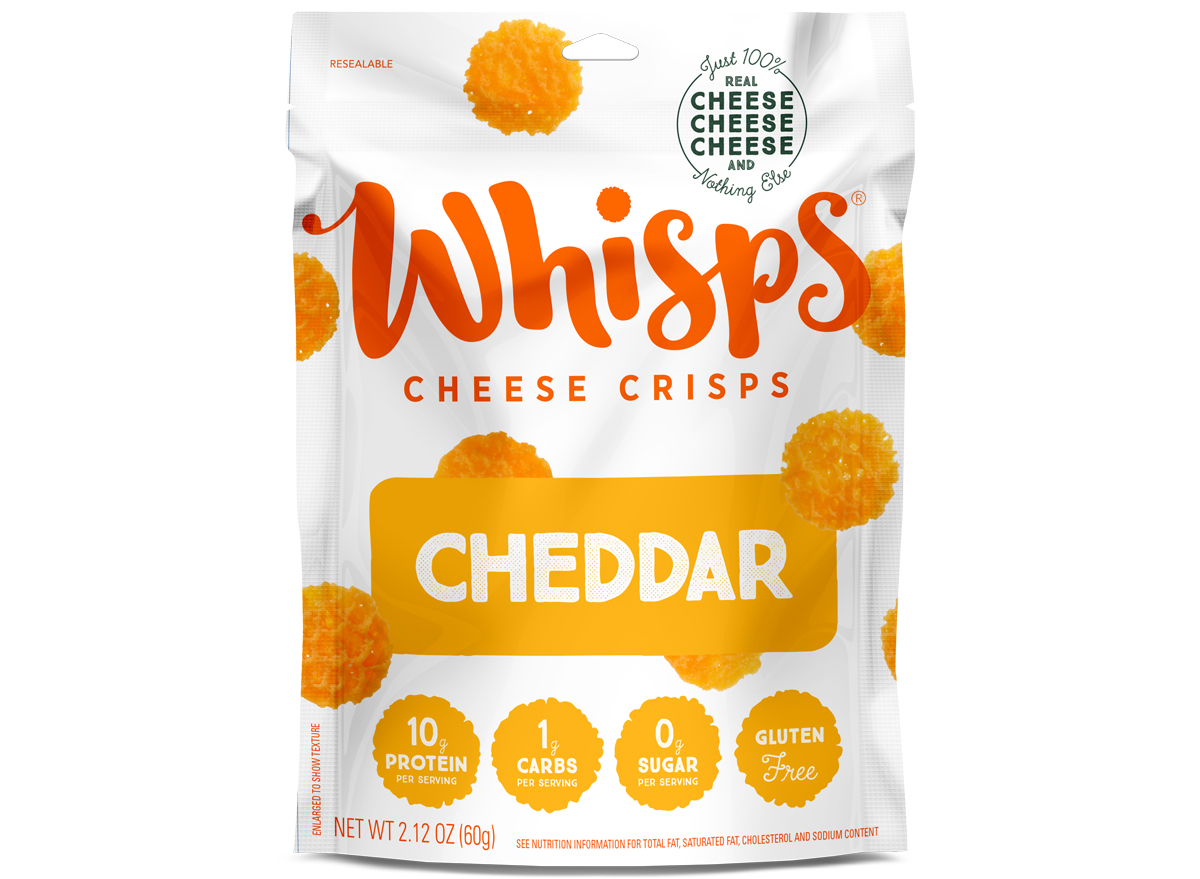 Whisps cheddar cheese crisps