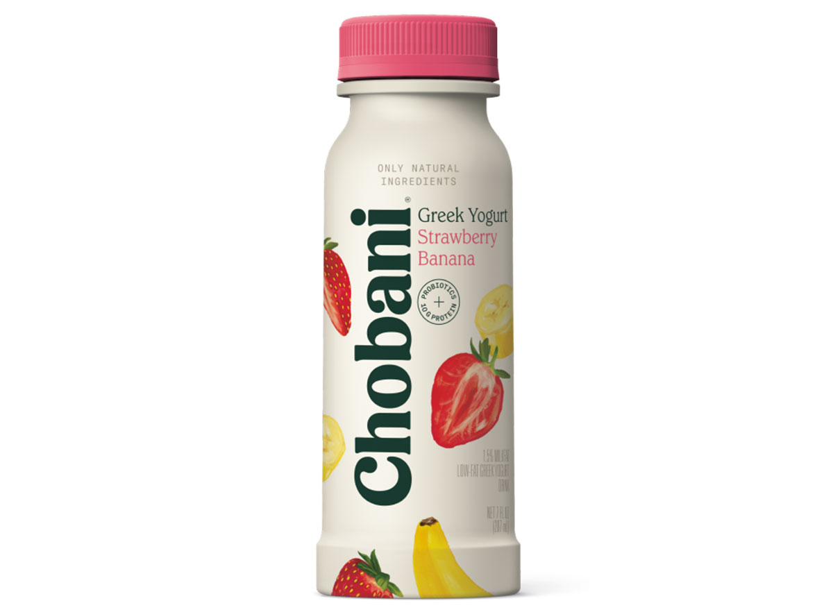 chobani strawberry banana