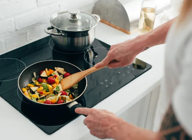 cooking vegetables