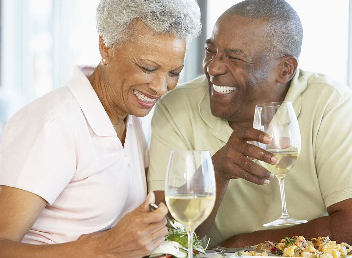 couple eating