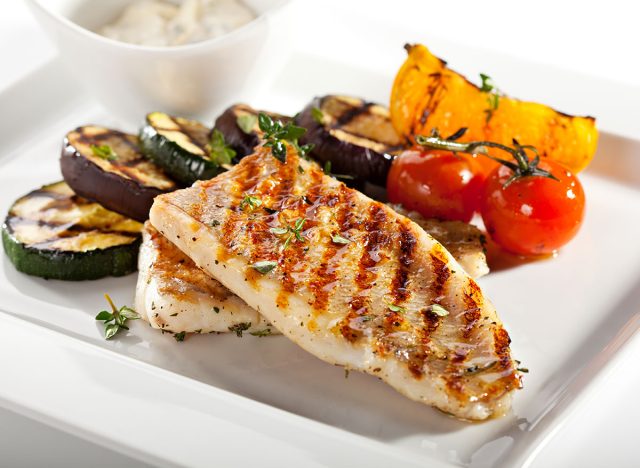 grilled fish fillet