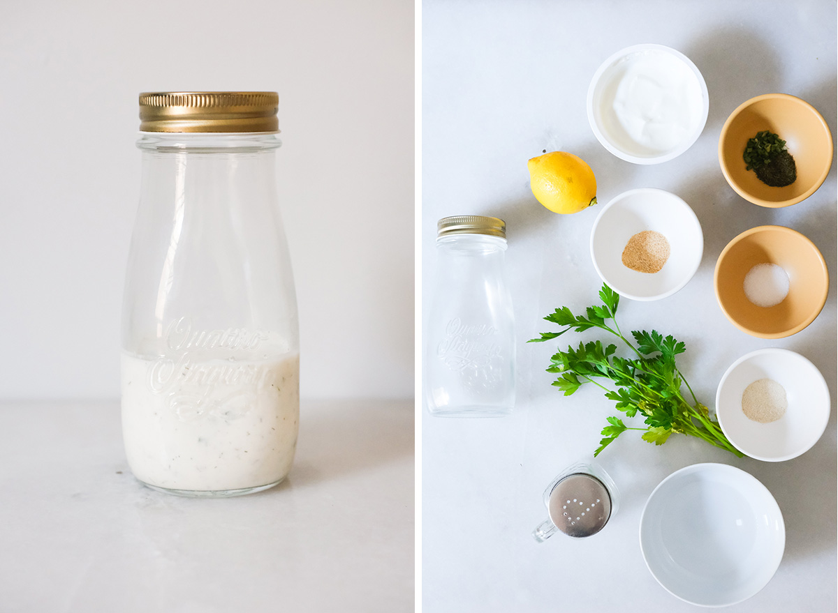 healthy ranch dressing with ingredients