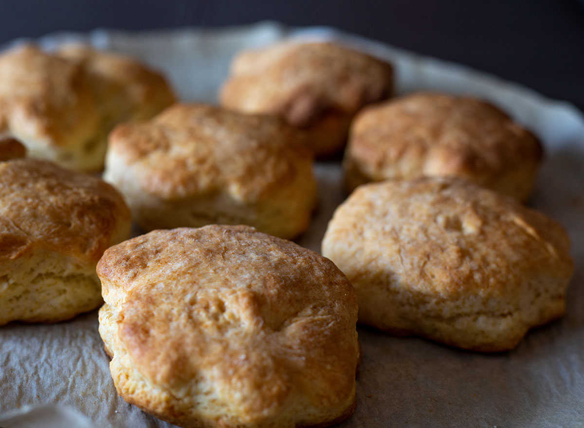 plate of southern biscuits