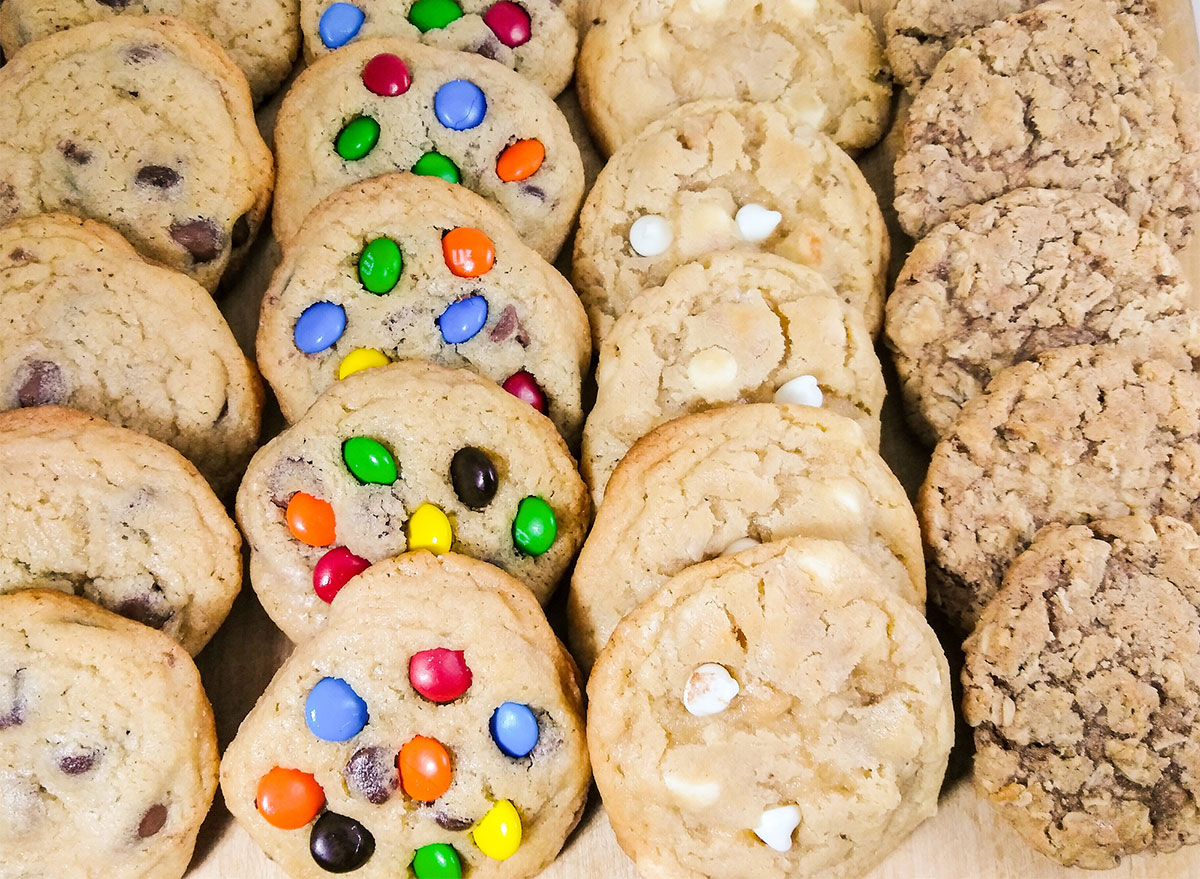 platter of assorted cookies from kays kookies