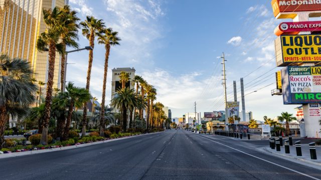 Las Vegas Strip during Coronavirus Pandemic