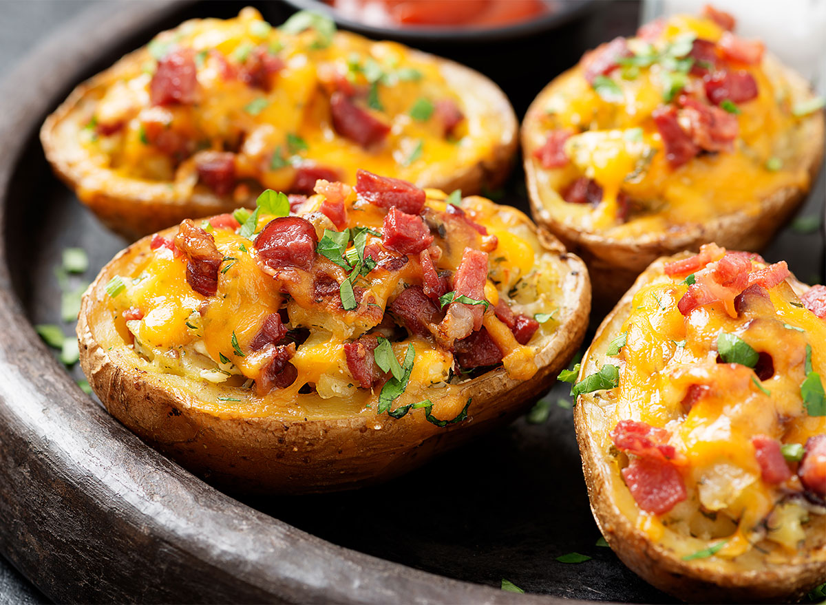 Loaded potato skins