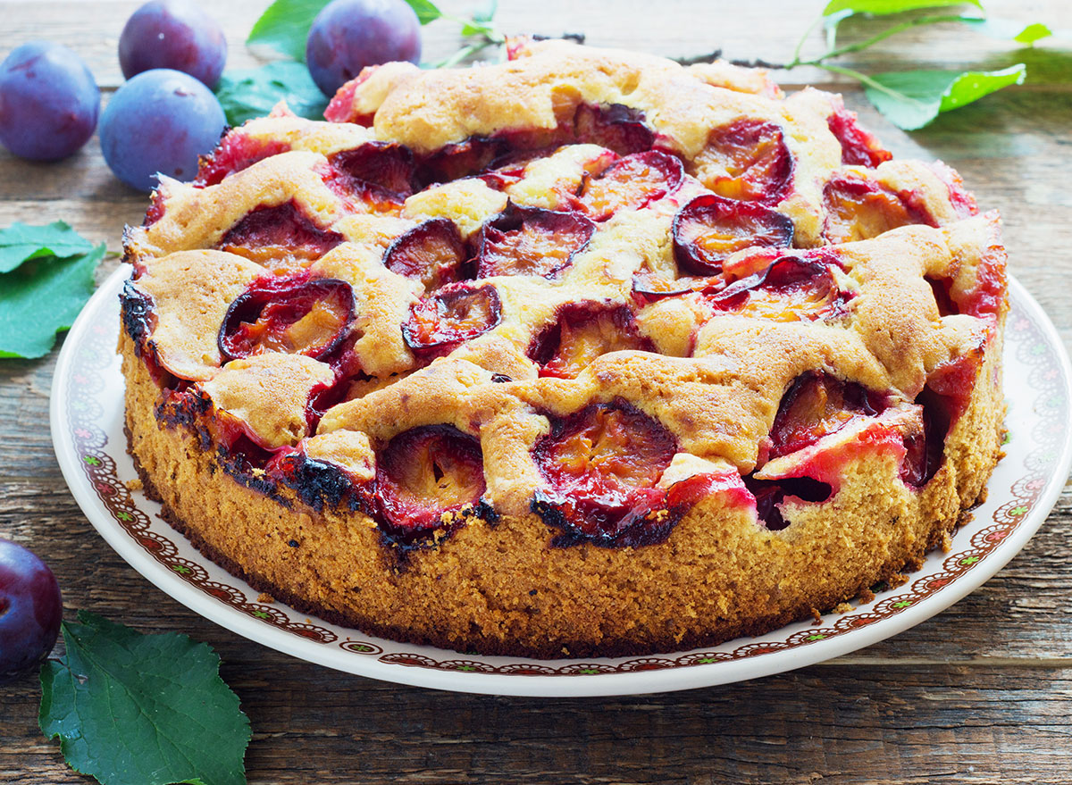 plum torte nostalgia food