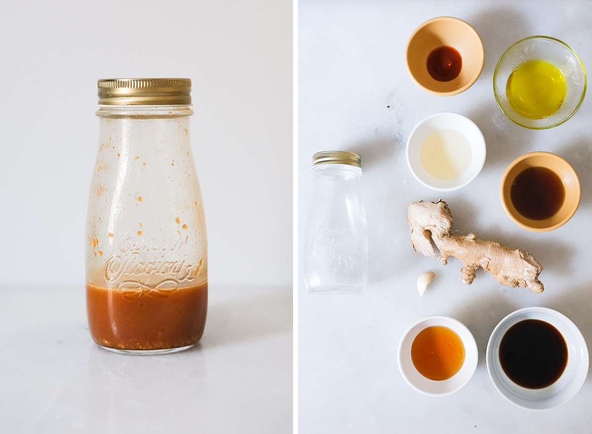 sesame ginger vinaigrette with ingredients