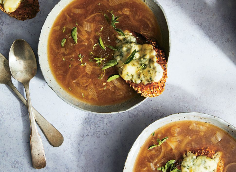Roasted Shallot Soup with Croutons — Eat This Not That