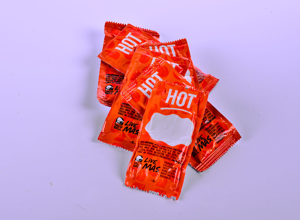 taco bell hot sauce packets