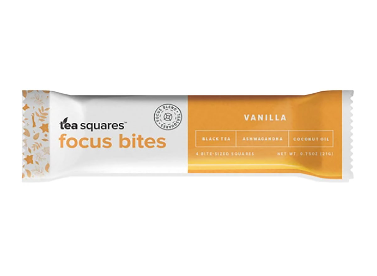 teasquares vanilla focus bites