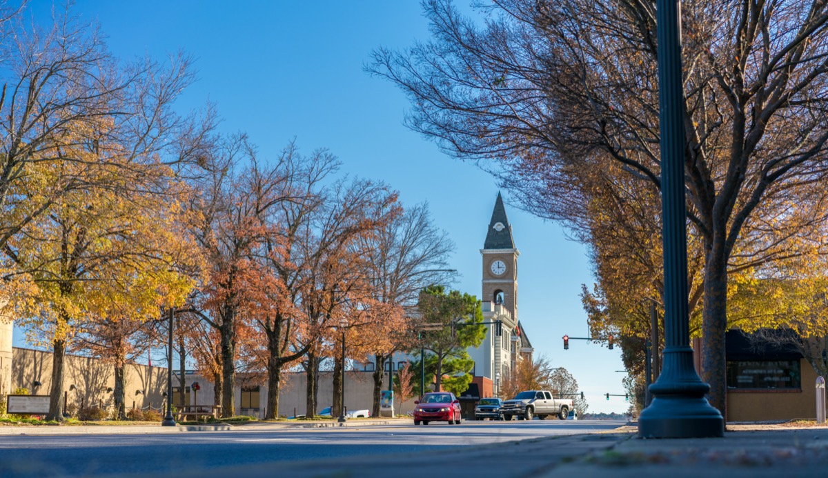 washington county arkansas on a fall day