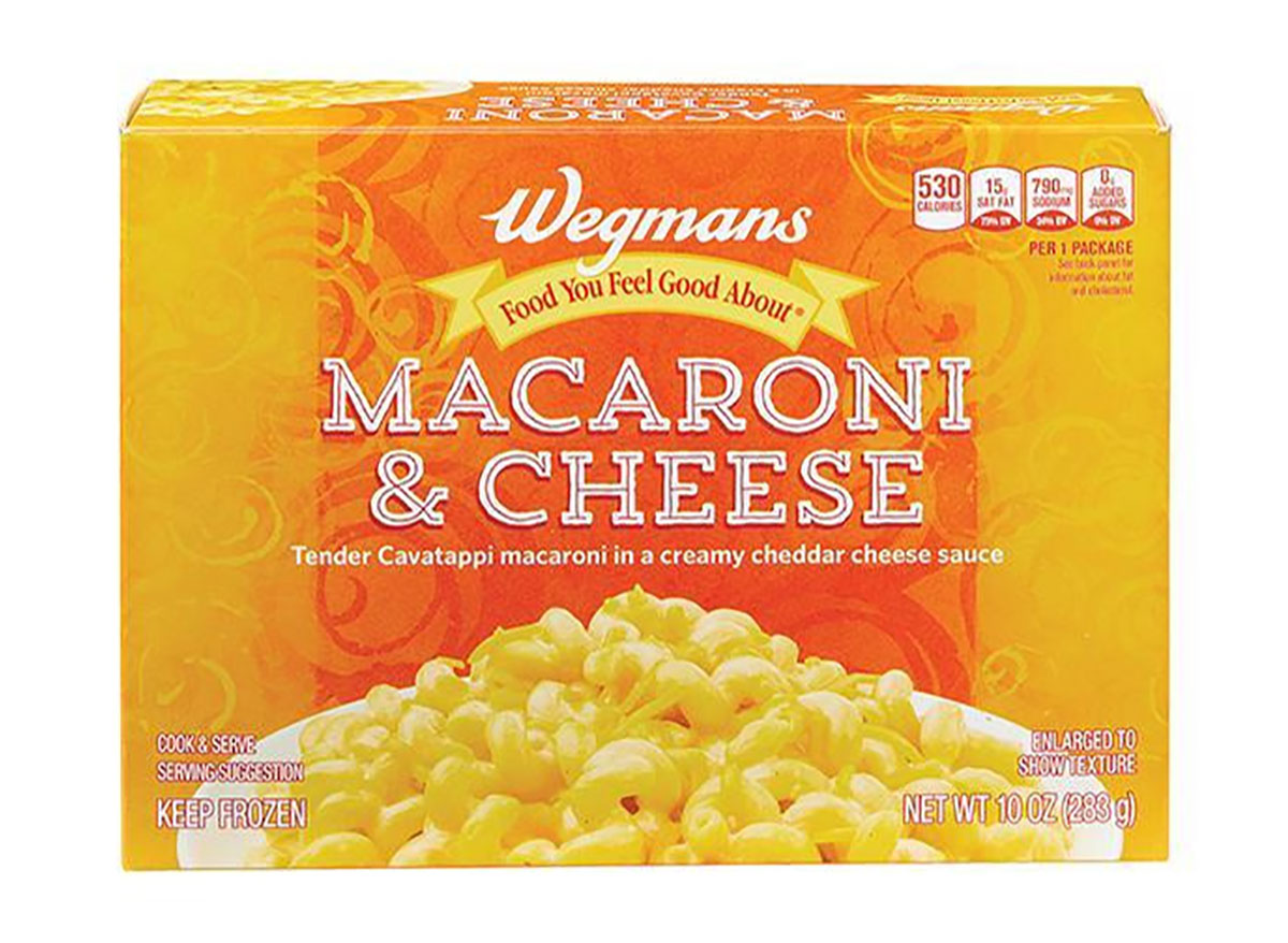 wegmans frozen mac and cheese box