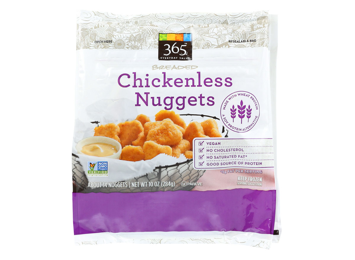 365 frozen chickenless nuggets