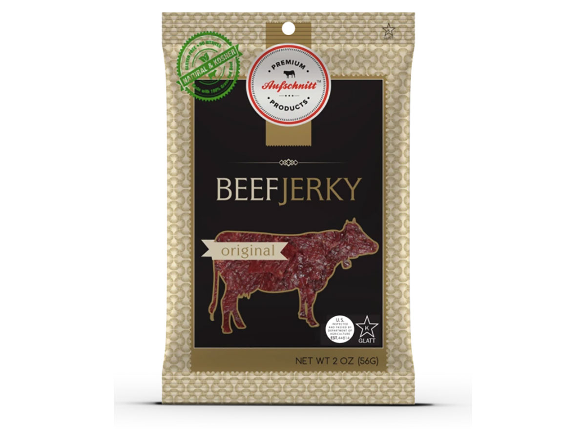 bag of aufschnitt beef jerky