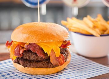 bacon double cheeseburger