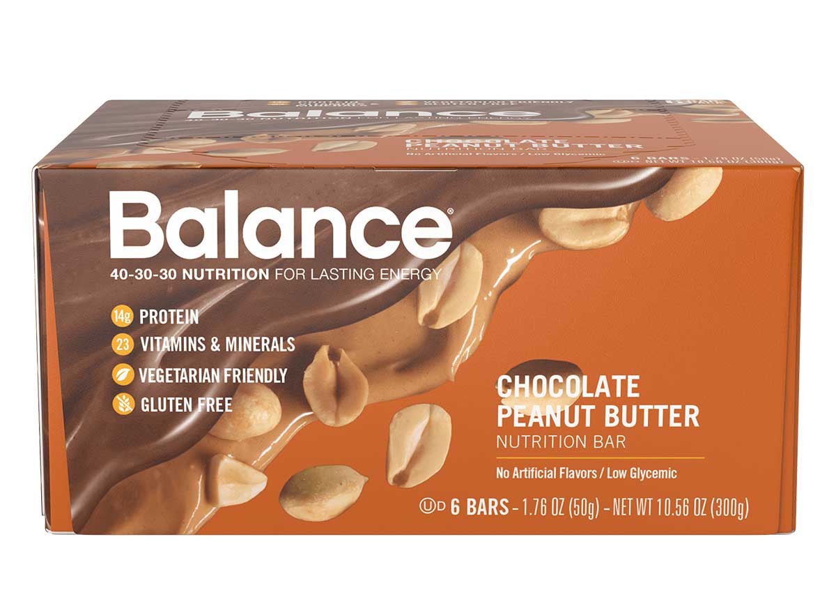 balance peanut butter bar