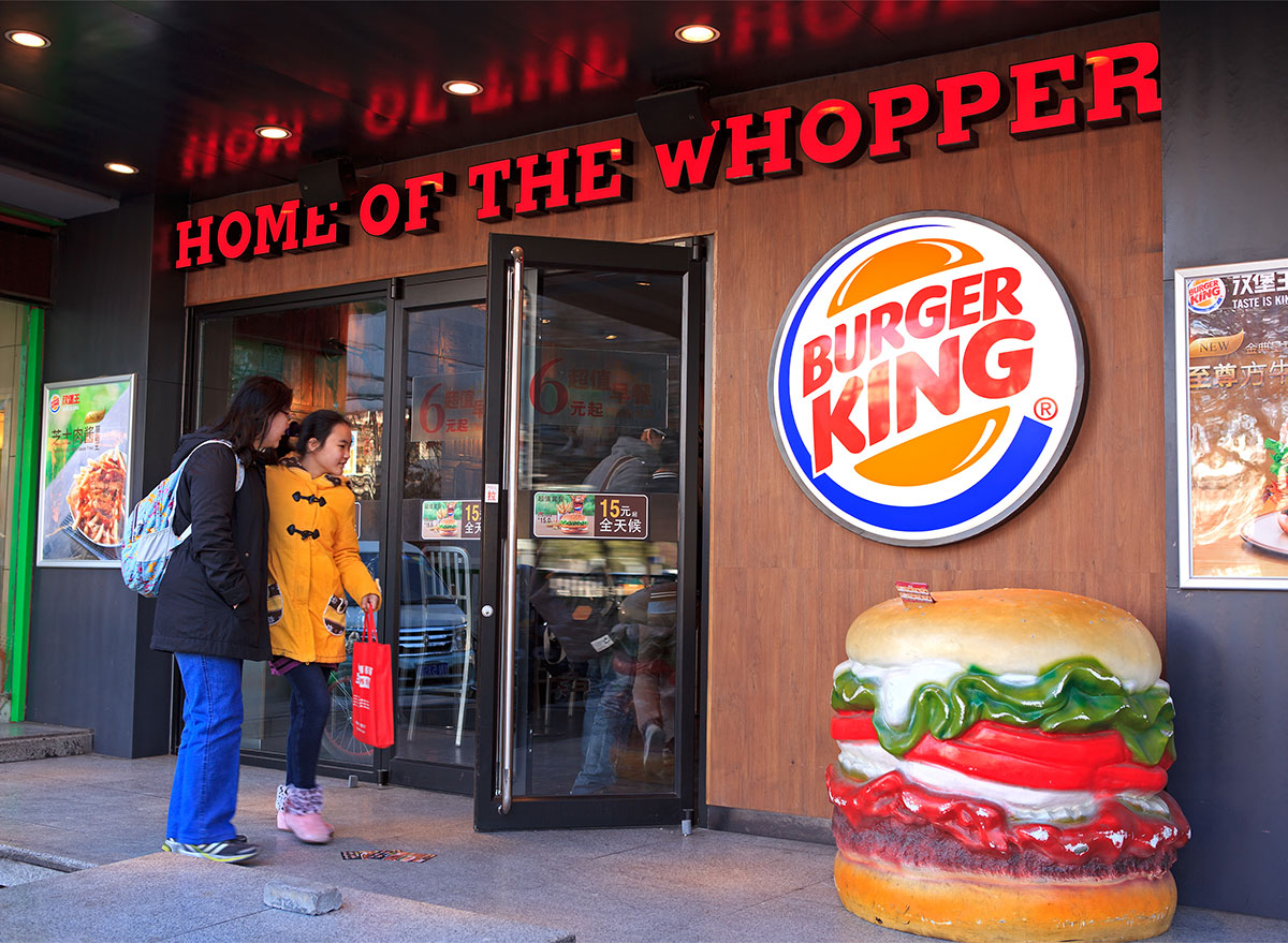 entrance to burger king