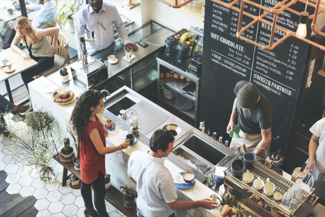 Coffee Shop Bar Counter