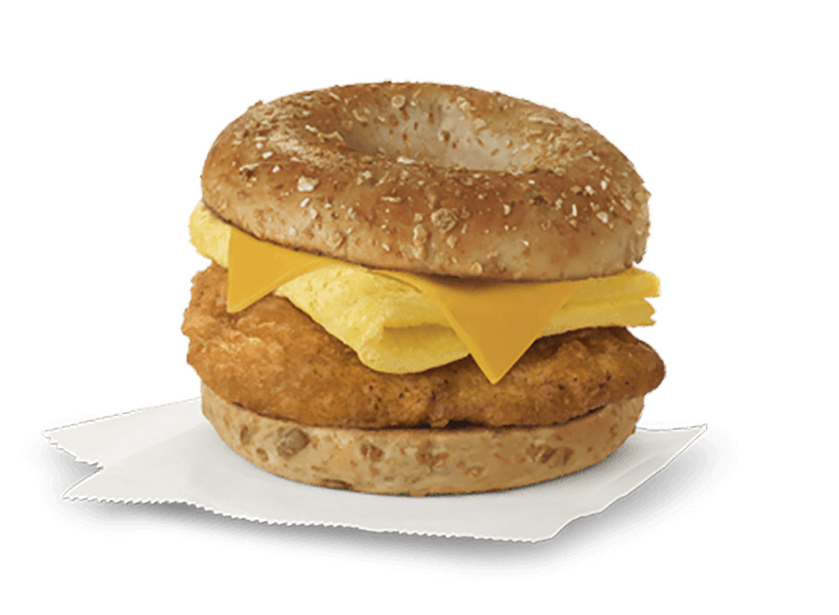 chick fil a bagel sandwich