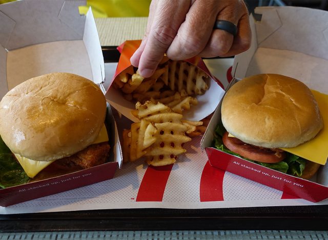 chick fil a sandwiches and fries