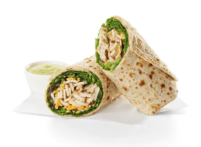 chick-fil-a grilled cool wrap with sauce