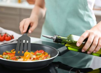 cooking with olive oil