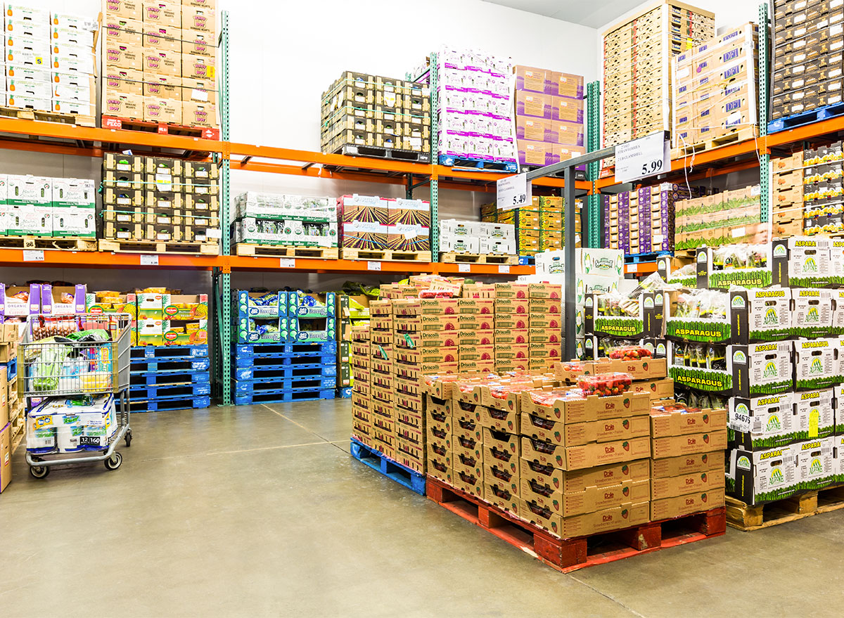 boxes of costco produce