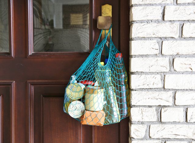 Grocery delivered to the front door