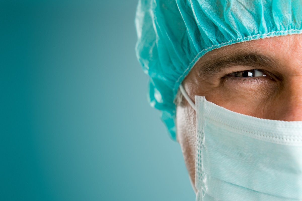 Doctor face mask covid